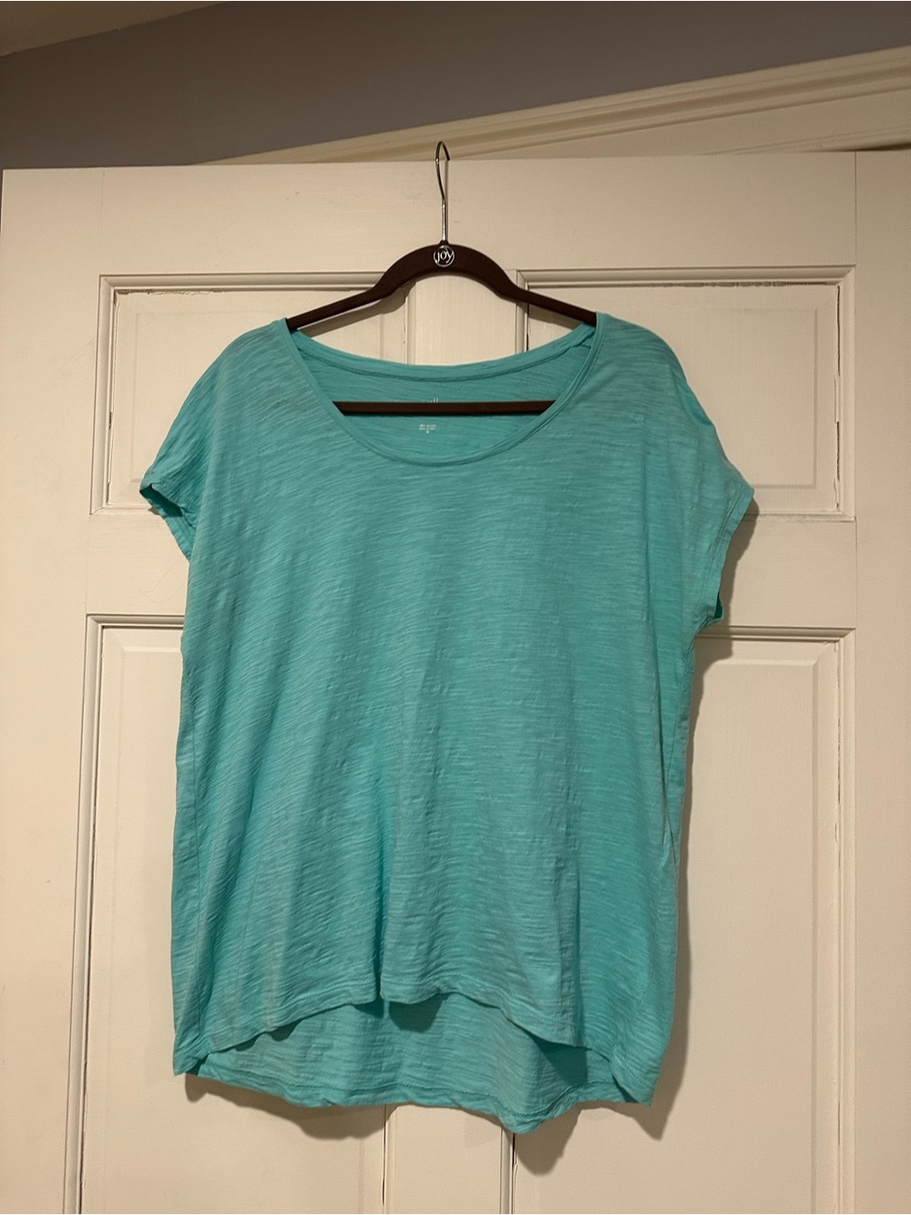 J. Jill Short-Sleeve Tee — Turquoise